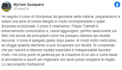 recensione corso WP quaquero